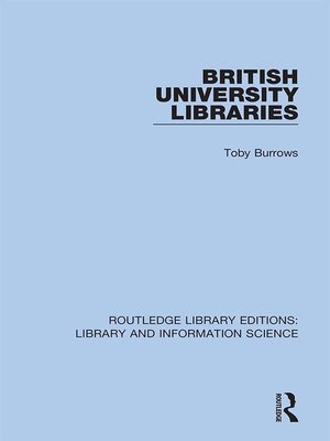cover image of British University Libraries